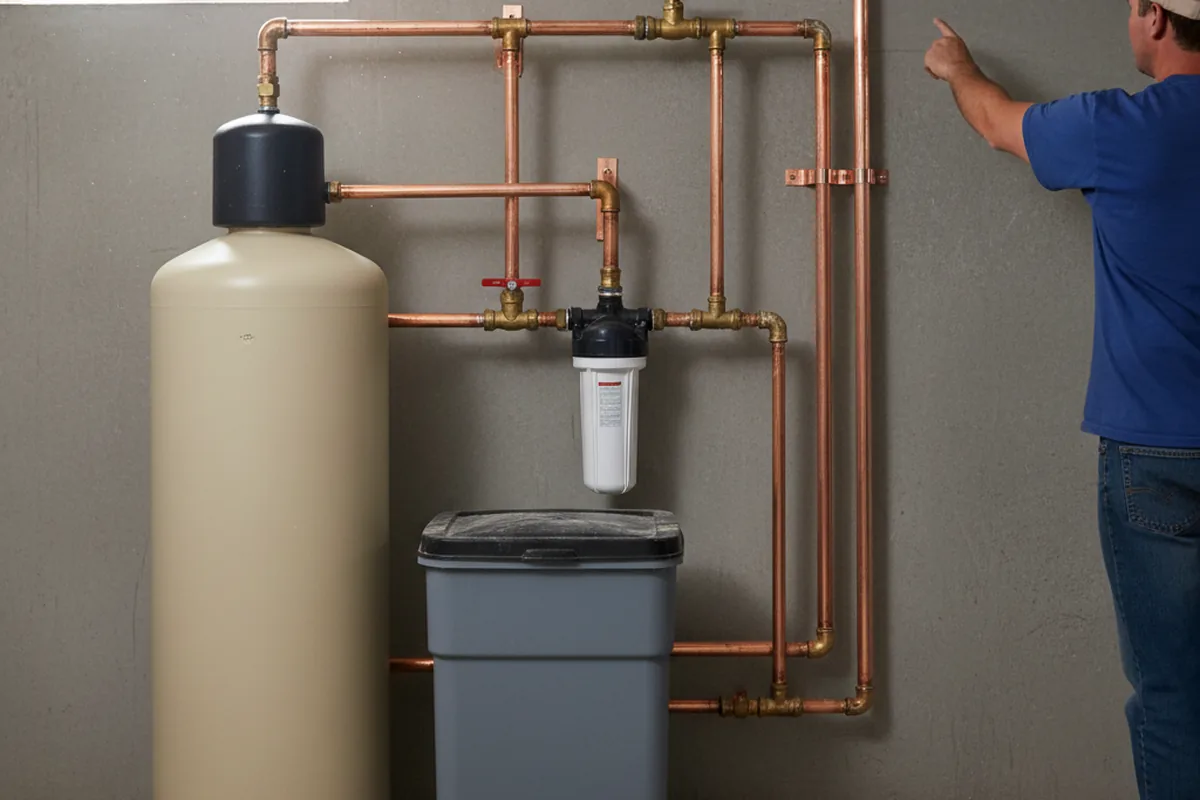 Whole-house water treatment system installed in North Blenheim